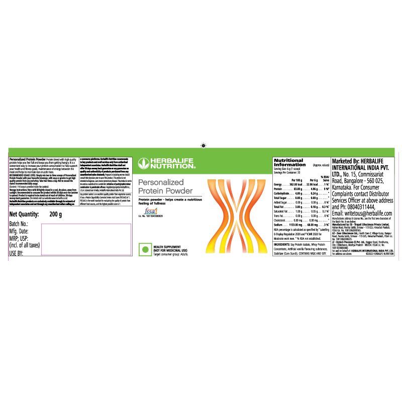 Personalized Protein Powder 200 g - Image 2